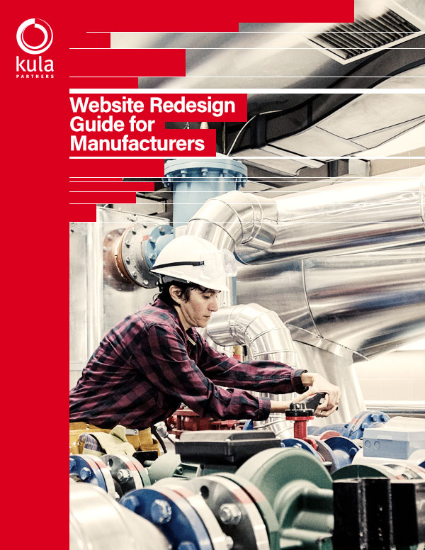 website redesign for manufacturers cover