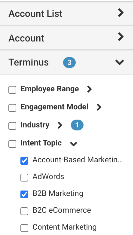 Terminus Account Hub
